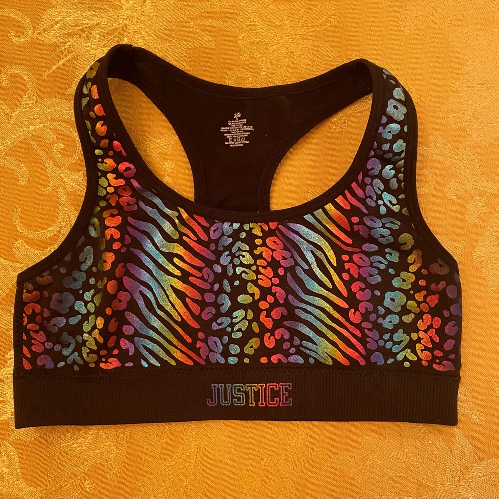 Justice girl’s sports bra 32